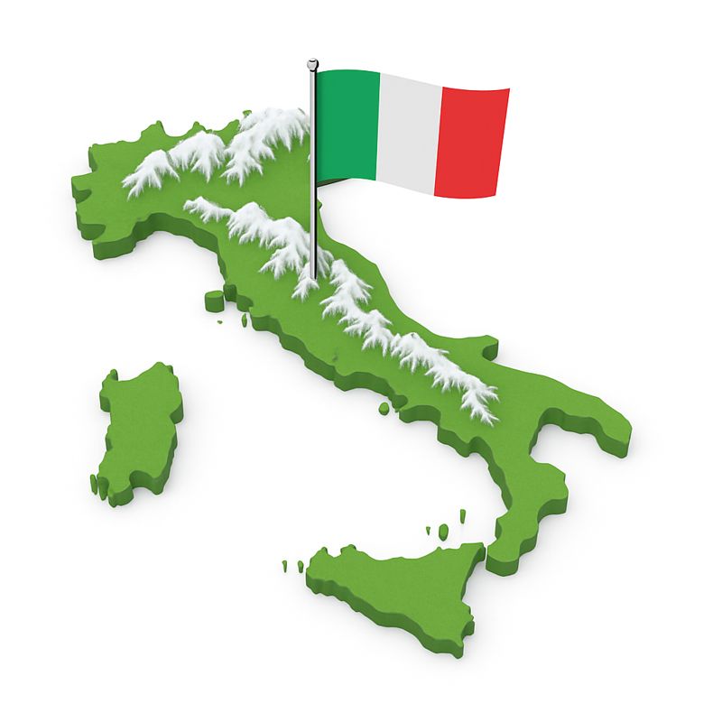 Transfert, en mini Vannes de la Italie jusqu'aux Hautes-Alpes françaises