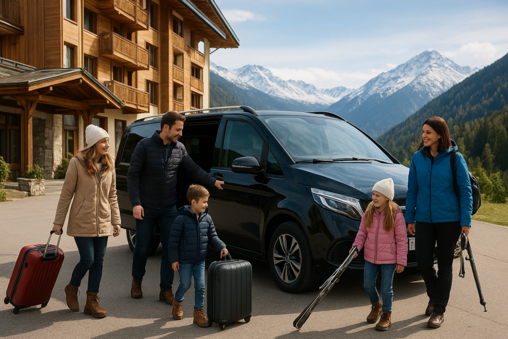 Entreprise de transport pour les skieur et leurs équipement à Montgenèvre