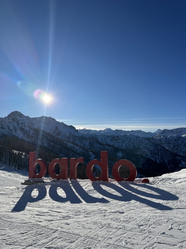 Station de ski de bardo en Italie
