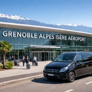 Transfert en Van depuis l’Aéroport de Grenoble Alpes Isère vers les Stations de Ski