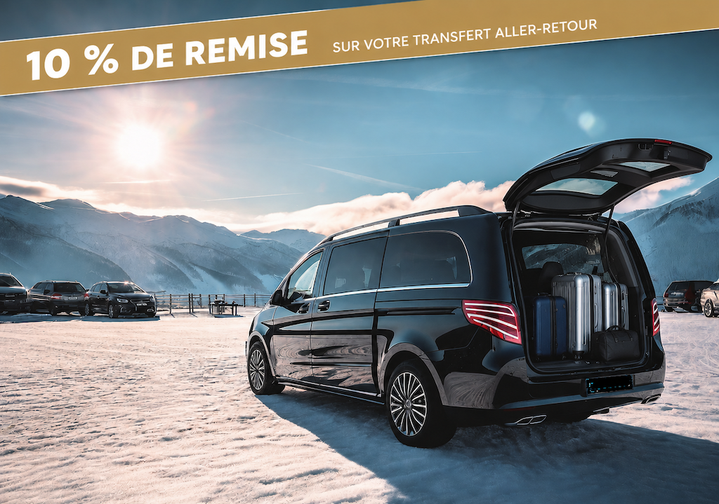 Profitez de 10 % de remise sur votre transfert aller-retour vers les stations des Hautes-Alpes